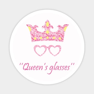 Queen's Glasses Magnet